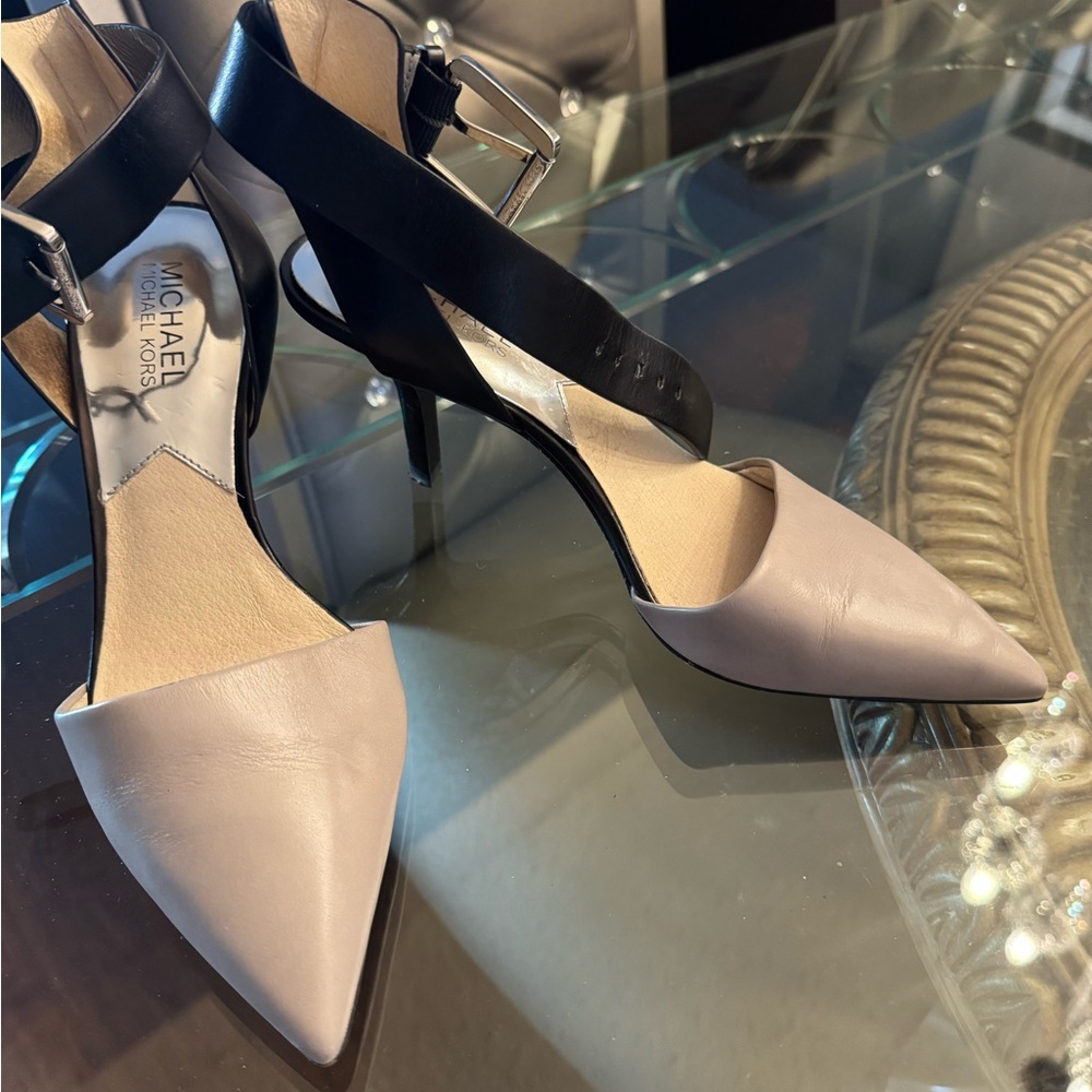 Cream and white Michael Kors shoe